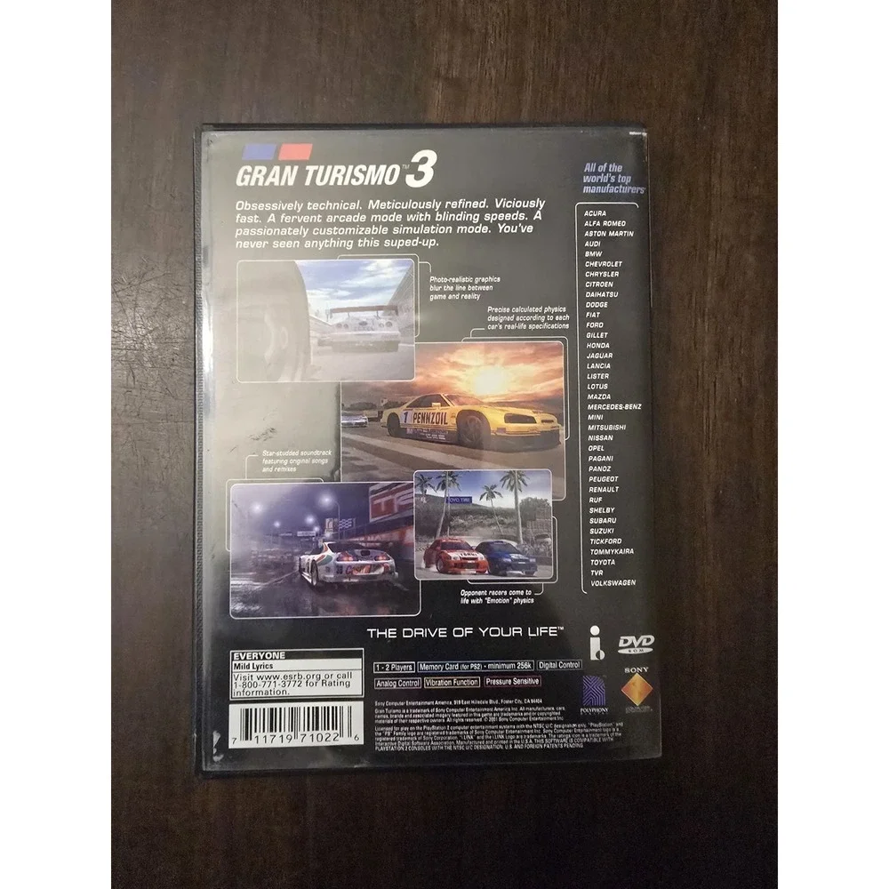 Gran Turismo 3 A-spec Video Game (Sony PlayStation 2, 2006) Greatest Hits PS2